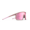 Tifosi Moab Sunglasses Matte Pink with Clarion Rose AC Red and Clear Lens
