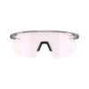 Tifosi Moab Lite Sunglasses Satin Clear with Clarion Pink Fototec Lens
