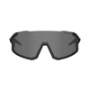 Tifosi Stash Sunglasses BlackOut with Smoke, AC Red and Clear Lens
