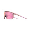 Tifosi Moab Sunglasses Matte Pink with Clarion Rose AC Red and Clear Lens
