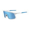 Tifosi Moab Sunglasses Matte White with Clarion Blue AC Red and Clear Lens
