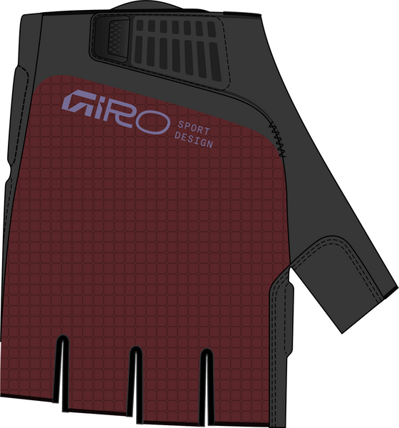 Giro Tessa Gel II Womens Glove - Dark Maroon