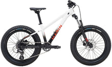  A white MARIN San Quentin 20-inch mountain bike with black and red accents on the frame and wheels.