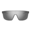 Tifosi Sanctum XL Sunglasses Satin Clear with Silver Mirror Lens
