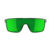 Tifosi Sanctum Sunglasses Crystal Smoke with Green Mirror Polarized Lens
