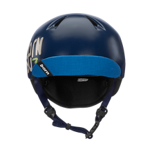  Bern Nino Satin Navy Blue Zig-Zag w/ Flip Visor