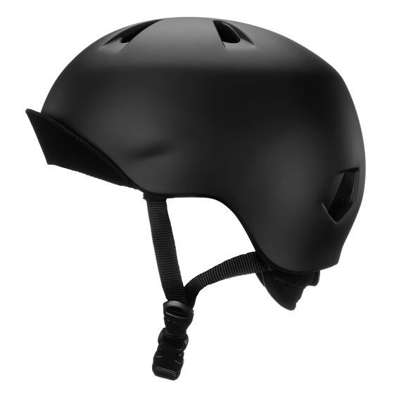 Bern Nino Matte Black w/ Flip Visor