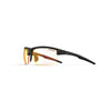 Tifosi Rivet Sunglasses Blackout with Clarion Red Fototec Reader +2.0 Lens
